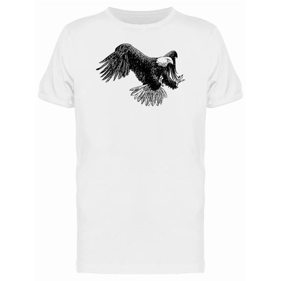 Pencil Drawing Of An Eagle Tee Men's -Image by Shutterstock