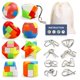 thumbnail image 1 of Rompecabezas Brain Teasers Yowlieu, paquete de 16 para niños y adultos, 1 of 7
