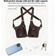thumbnail image 5 of Premium Leather Adjustable Underarm Shoulder Bag for Men, Multi-Pocket Secure Design for Daily Use and Travel, 5 of 8