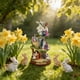 thumbnail image 1 of Decoraciones de Pascua Interior Easter Sculpture Decoración del hogar, 1 of 6