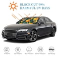 thumbnail image 6 of Kdxio Fresh Orange Print Windshield Sun Shade, Foldable Sun Blocker for Car,Truck,SUV Automotive Interior Sun Protection,Reflective Shade for Front Windshield(Small), 6 of 7