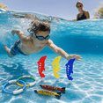 thumbnail image 5 of Colorful Pool Diving, Underwater Sinking Swim Training Set, Easy-Grip Dive for Swimming Practice, Beach Games, Pool Parties and Summer Water Activities, 5 of 6