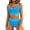 BU1, variant on High Waisted Nylon/Spandex 2-Piece Tankini Swimsuit, S-XL