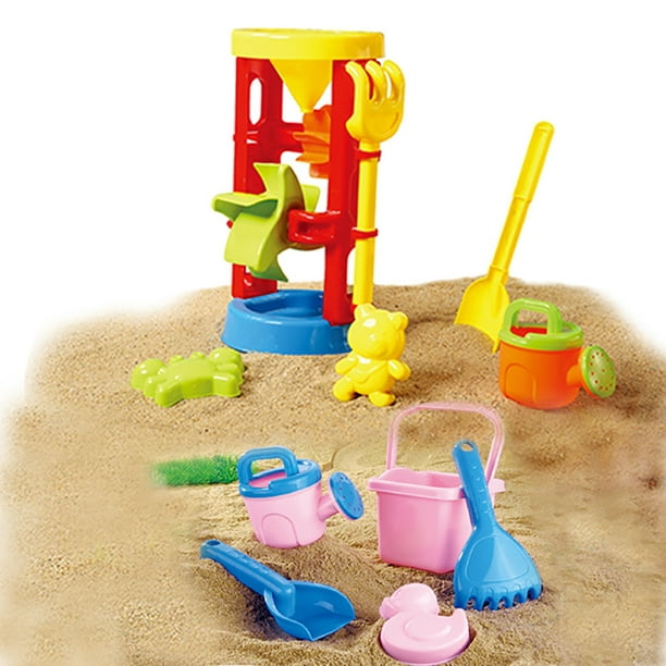 Jouet de plage,Ensemble de bac à sable en silicone souple pour enfants,jeu  de plein air d'été,bain,eau,outils de - YELLOW[A573] - Cdiscount Jeux -  Jouets