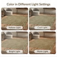 thumbnail image 7 of ODIKA 8'x10' Washable Area Rug Non-Slip Chair-Friendly Mat Vintage Abstract Olive Geometric Mosaic With Earth Tone Diamond Accents for Dining Room, Large Office, Lounge, 7 of 7