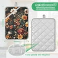 thumbnail image 6 of Yayeee Pot Holders Kitchen Heat Resistant with Pocket 7"x9.8" Cotton Oven Cooking Hot Pads, Colorful Flower, 6 of 7