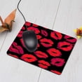 thumbnail image 4 of Red Lips Gaming Mousepad Art Sweet Kiss Sexy Red Lips Mouse Pad Mouse Mat for Computer Desk Laptop Office 9.5 X 7.9 Inch Non-Slip Rubber, 4 of 5