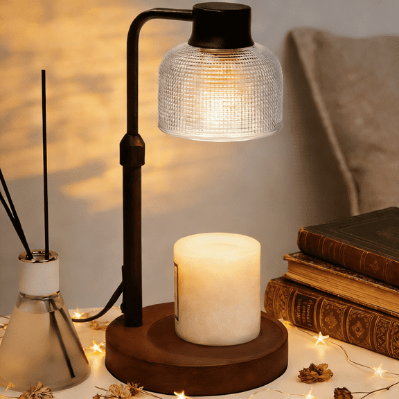 Candle Warmer Lamp with Timer: Birthday Gifts for Women Mom - Wax Warmer Lamp for Jar Candles with 2 Bulbs for Room Decor - House Warming Gifts for New Home