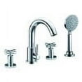 thumbnail image 6 of ALFI brand AB2503-PC Polished Chrome Deck Mounted Tub Filler with Hand Held Showerhead, 6 of 11