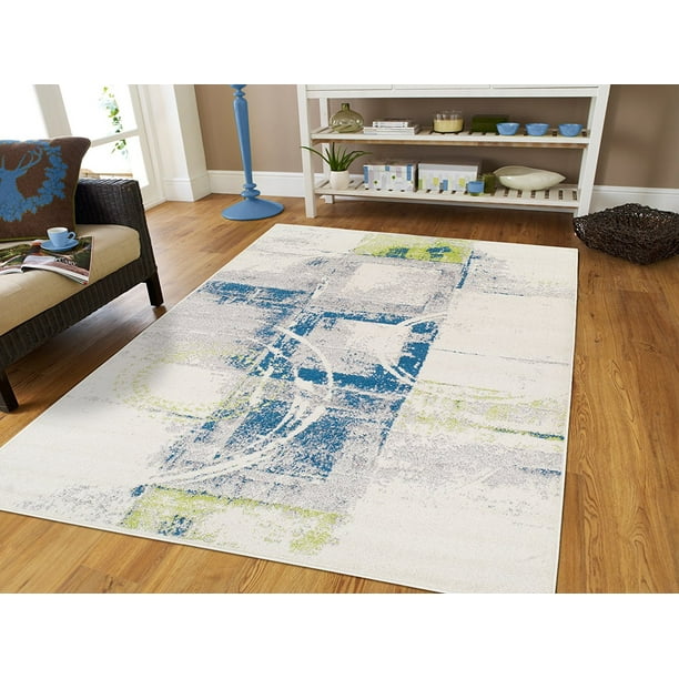 Contemporary Area Rugs 5x7 Area Rugs on Clearance 5 by 7 Rug for Living Room Cream Ivory