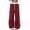 Red, variant on Womens Parachute Pants Wide Leg Cargo Sweatpants Drawstring Waist Y2K Jogger Pants