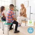 thumbnail image 5 of ECR4Kids Daisy Stackable Stool with Glides Seating Set, Flexible Seating, Seafoam, 8-Piece, 5 of 9