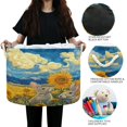 thumbnail image 6 of Round Toy Storage Basket Foldable Storage Basket for Home Decor Laundry Basket20" x 14" Rabbits in The Wheat Field, 6 of 6