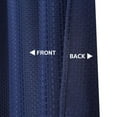 thumbnail image 7 of ZACOO 35"Wx72"L Stall Fabric Shower Curtain Waffle Weave Polyester Textured Shower Curtain for Bathroom, Navy Blue, 1 Set, 7 of 7