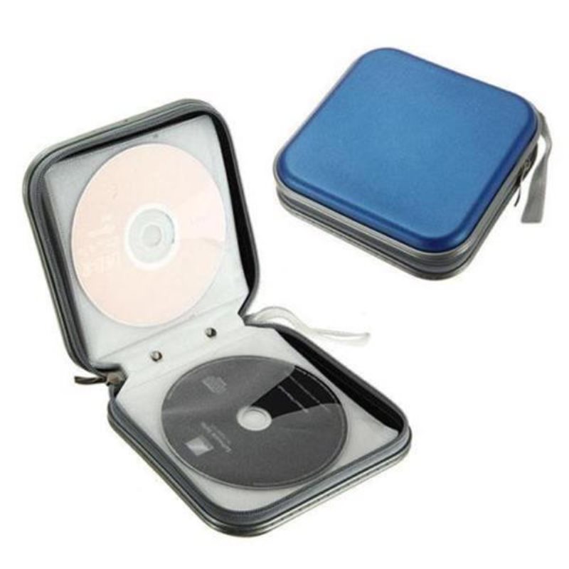40 Storages CD/DVD Disc Storage Case Cover Car Home Album Zipper