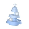thumbnail image 2 of Rodillo de juguete para gatos, gatito interactivo, entrenamiento divertido, forma del de Navidad, juego ejercitador, juguetes para gatos, , 3 capas azul, 2 of 8