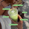 thumbnail image 5 of Morning Made Ceremonial Grade Organic Matcha Latte Powder, Strawberry, 10 Pack (0.18oz ea), 5 of 15