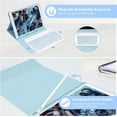 thumbnail image 2 of KOMI Wireless Keyboard Case with Mouse for iPad 10.2" 9th 8th 7th Generation, Detachable Bluetooth Keyboard with Pencil Holder for iPad 10.2 Inch/iPad Air 10.5"(3rd Gen)/iPad Pro 10.5 in, 2 of 6