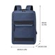 thumbnail image 2 of Mochila para portátil para hombre, con carga USB, estilo informal de negocios, ideal para desplazamientos, compatible con portátiles de 15,6 pulgadas, ideal para viajes, diseño ergonómico, antirrobo., 2 of 2