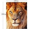 thumbnail image 5 of Lion Printing Velvet Plush Throw Blanket Comfort Design Home Decoration Fleece Blanket Perfect for Couch Sofa or Travelling, 5 of 5