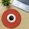 thumbnail image 6 of Round Woven PlacematsElegant 15 inch Placemats for Dining Tables Indoor Outdoor Party Decor, 6 of 6