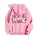 thumbnail image 5 of WILLBEST Sudadera de Mujer, Sudaderas con Capucha de Manga Larga con Cordón Ajustable, Estampado, Talla Grande, Ideales para Otoño XXX-Grande, 5 of 8