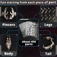 thumbnail image 3 of Kits de maquetas de metal 3D Yuezudpo Scorpion de Metal Puzzle para adultos, 3 of 6