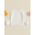 thumbnail image 6 of Elippeo Girls Autumn Knit Sweater Long Sleeve Solid Color Button Up Cardigan Knitwear Coat 6 9 12 18 24 Months 3 Years, 6 of 9