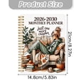 thumbnail image 3 of 2026-2030 Monthly Planner, 5 Year Spiral Bound Agenda Book, Reading Themed Long Term Planner, Monthly Spread Notebook, Wire Bound Organizer, Planner Book for Daily Schedule Planning, 3 of 7