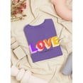 thumbnail image 3 of Love Game On Candy Colors Shaped T-Shirt Women -Image by Shutterstock, Female Medium, 3 of 4