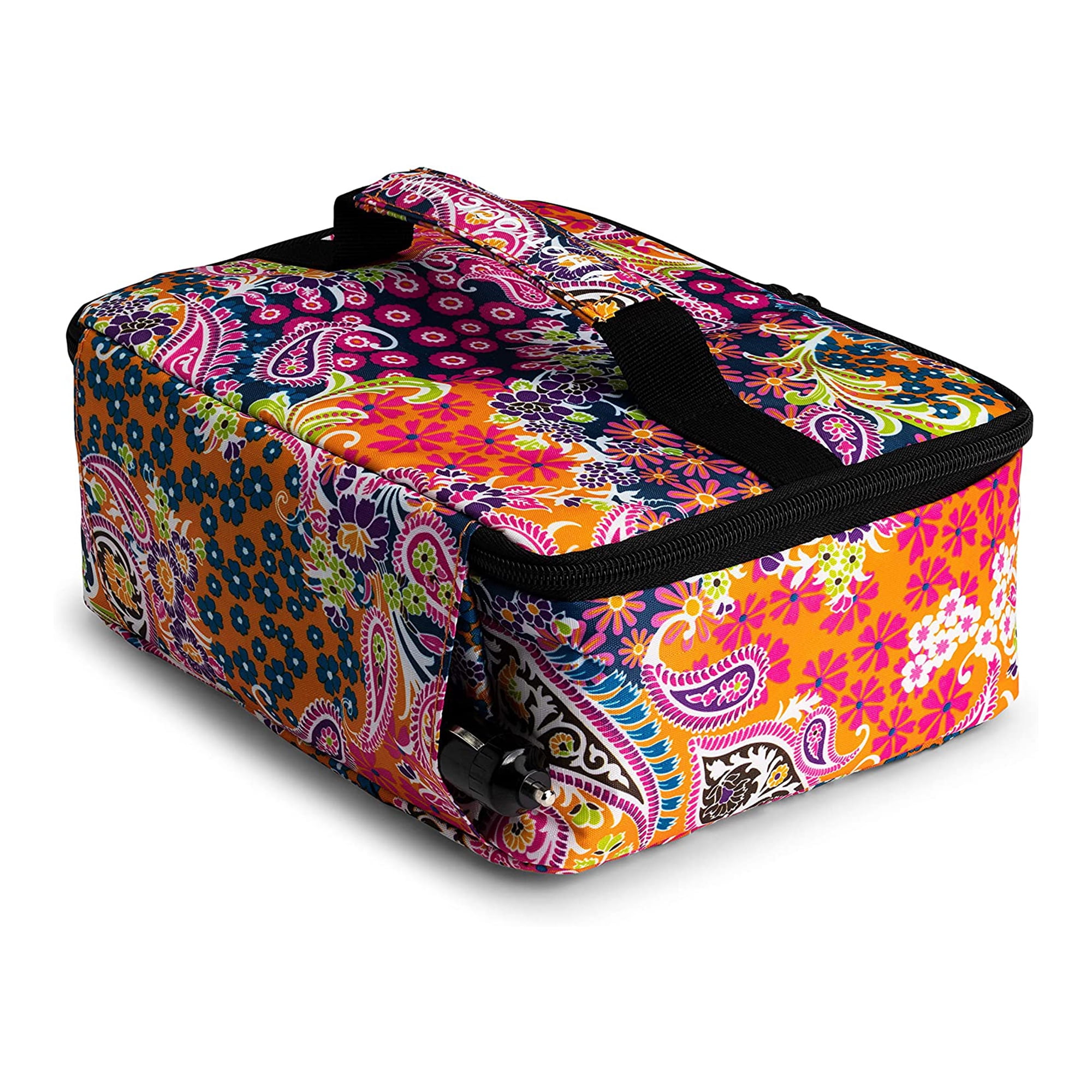 HotLogic Mini Portable Thermal Food Warmer for Office, & Travel, Paisley