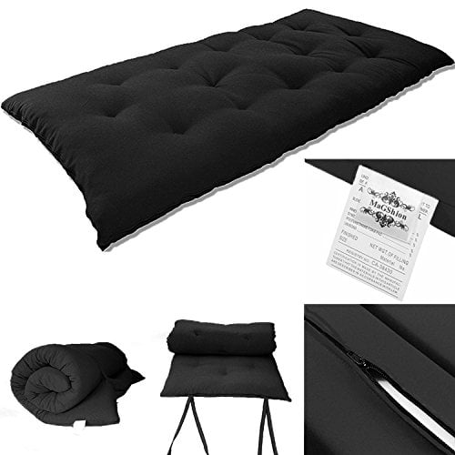 Queen Japanese Floor Futon Mattresses Sleeper Bedding Mats 3x60x80 Black 