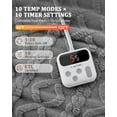 thumbnail image 3 of Yiwa ETL Certified Sherpa Electric Blanket, Fast Heating with 10 Adjustable Heat & Timer Levels, Machine Washable, 3 of 10
