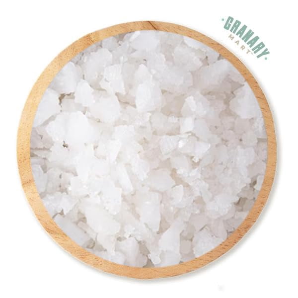 Himalayan White Salt Coarse Crystals by Granary Mart – Rich in Trace Minerals – Ideal for Grinder – Gourmet Grade - Unrefined & Natural - Affordable Wholesale Rate - 55 lbs Bulk Bag