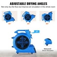 thumbnail image 5 of VEVOR 1/2 HP Floor Blower, 2600 CFM Air Mover with Timer & 4 Angles - Portable Carpet Dryer for Commercial & Industrial Use, ETL Listed, 5 of 12