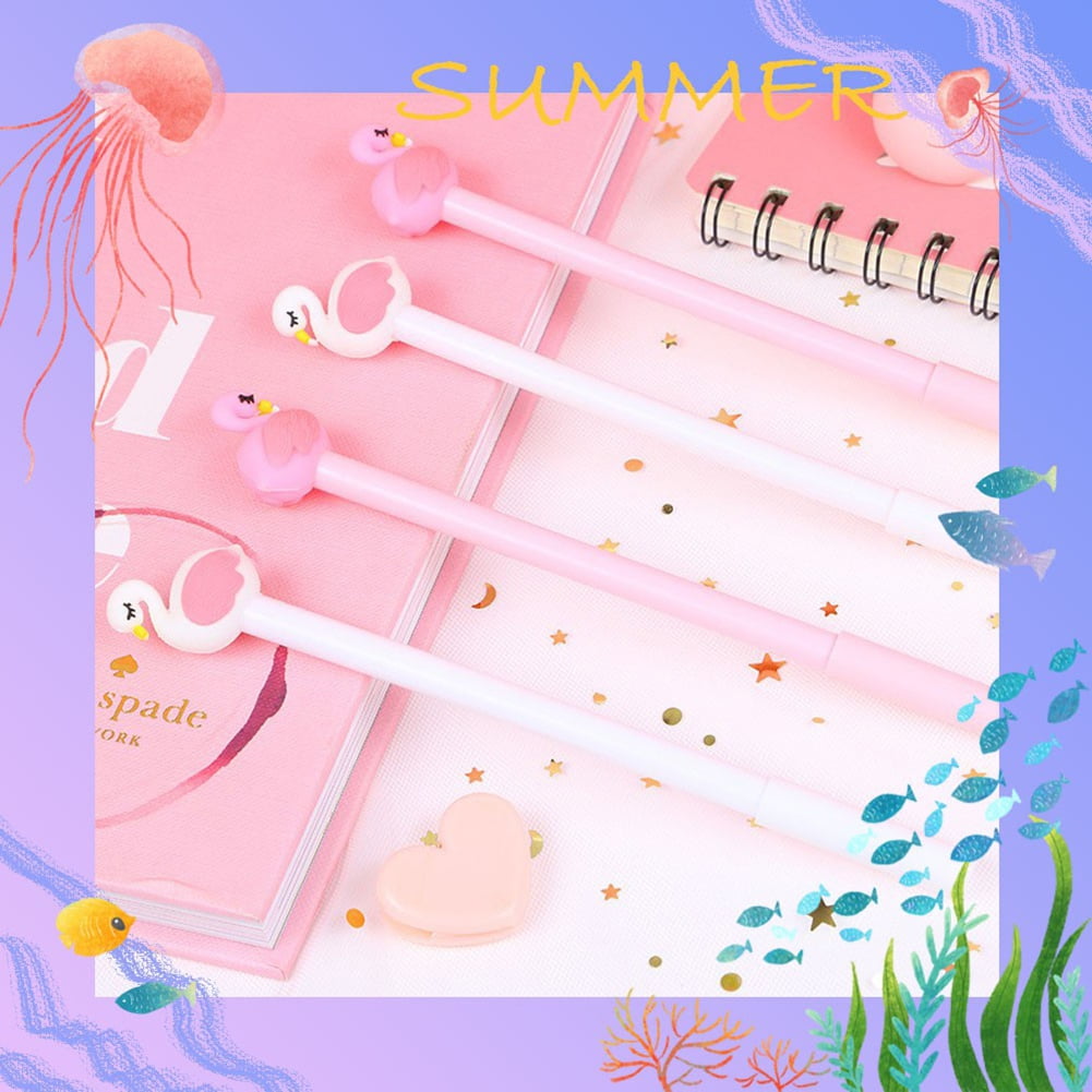 Flamingo Cute Tropical Kids Pens with Name