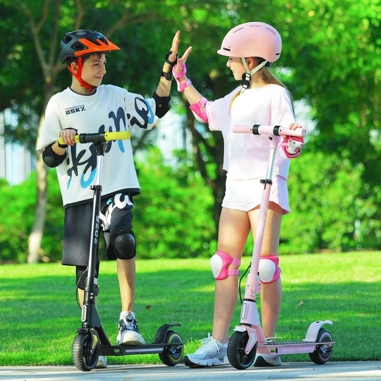 ZDZA Electric Scooter for Kids Ages 6-14, 10mph, 6mi Range 130W