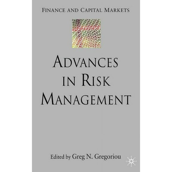 Finance and Capital Markets Advances in Risk Management, (Hardcover)