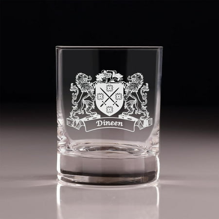 

Dineen Irish Coat of Arms Old Fashioned Tumblers - Set of 4