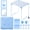 Blue, variant on MoKo 17PCS Locker Accessories for Girls, Cute Locker Accessories Kit,Lockers Decor for School/Work, Blue