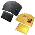 thumbnail image 2 of 24K Gold Playing Cards Poker Game Deck Poker Suit Plastic Magic Card Waterproof Deck For Gift Collection, 2 of 8