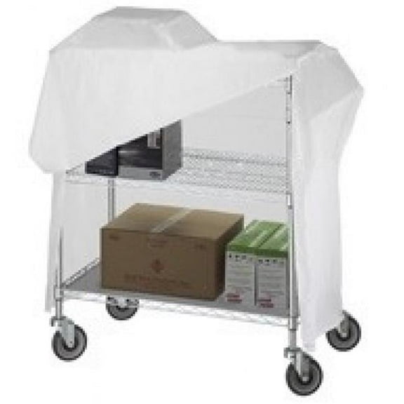 UC2448-CVRKIT 24 x 48 x 42 in. Nylon Utility Cart Cover Kit - white