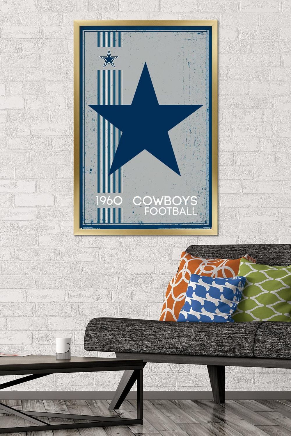NFL Dallas Cowboys - Retro Logo 14 Wall Poster, 22.375" x 34"