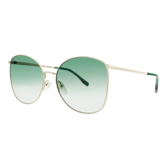 Lacoste L224S 43169 Gold Classic Butterfly Sunglasses for womens