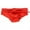 Red, variant on Zylarhe Fashion Men Breathable Trunks Pants Beach Solid Color Running Swimming Underwear Men Mesh Swimwear