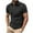 Mens T Shirts Black, variant on Big & Tall Golf Shirts for Men S-4X Plus Size Casual Short Sleeve Button Collared Tees Tops Basic Comfort Pullover Office Work T-Shirts