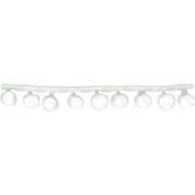 Wright S White Pom Pom Fringe