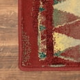 thumbnail image 3 of WhizMax 2' x 3' Small Area Rug Modern Abstract Rug Indoor Non-Slip Colorful Doormat Contemporary Area Rugs for Kitchen Entryway, Red, 3 of 5