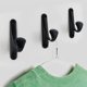 thumbnail image 5 of Wall Mounted Coat Hook, Coat Hooks, Retro Black Coat Hooks To Screw On, Robe Hook , Single Hook For Kitchen Bathroom Bedroom, 5 of 5