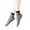 Black, variant on 5 Pairs Women Sheer Ankle Socks Silky Anti-Slip Nylon Stockings (Black)